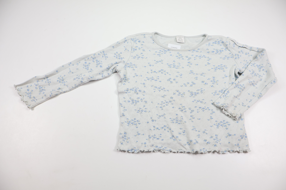 Floral sweater from Lindex - Size 116 - Blue