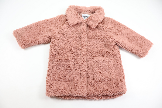 Faux fur jacket from Njord - Size 86/92 - Pink