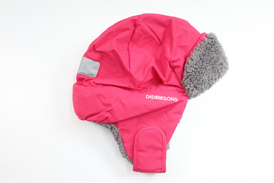 Wintermütze/Gefütterte Helmmütze von Didriksons – Größe 56 – Rosa