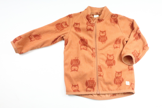 Fleece jacket from Lindex - Size 92 - Orange