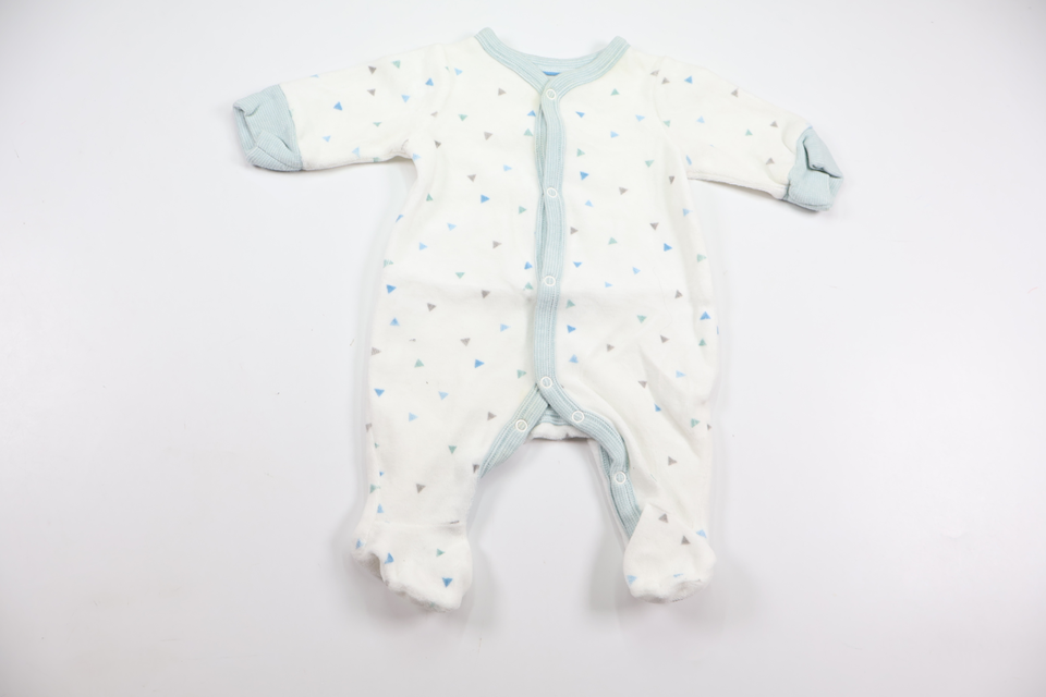 Fleece pyjamas from Baby Club - Size 50 - White
