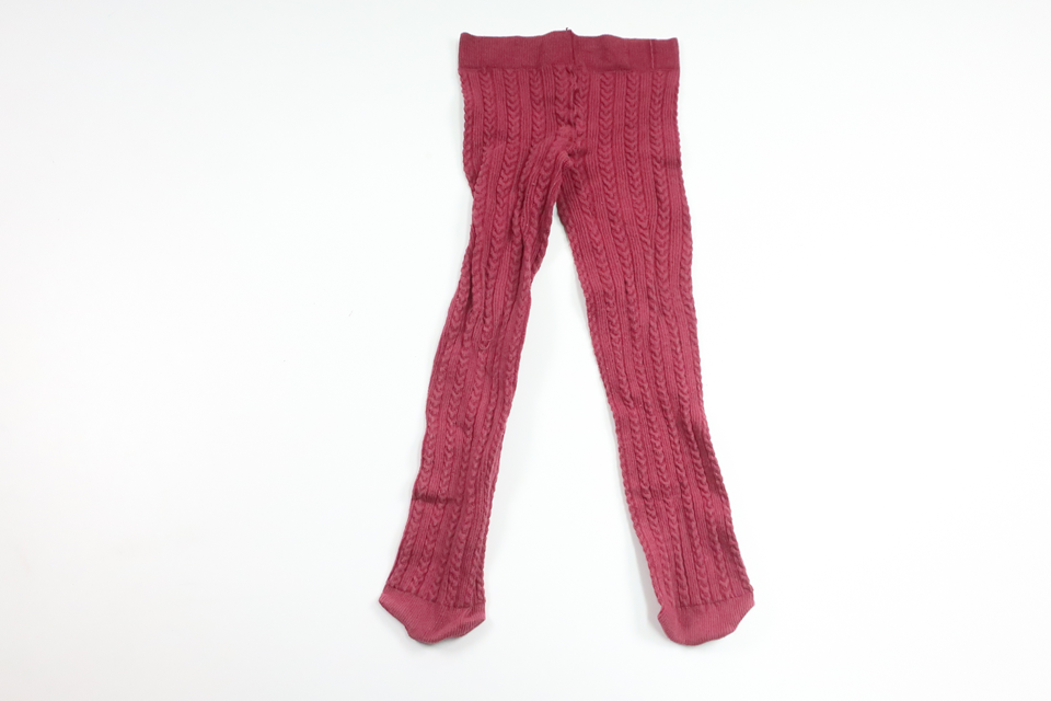 Strumpfhose von unbekannter Marke – Größe 74/80 – Burgunderrot