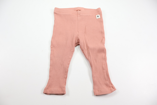 Ribbed trousers from Lindex - Size 74 - Pink