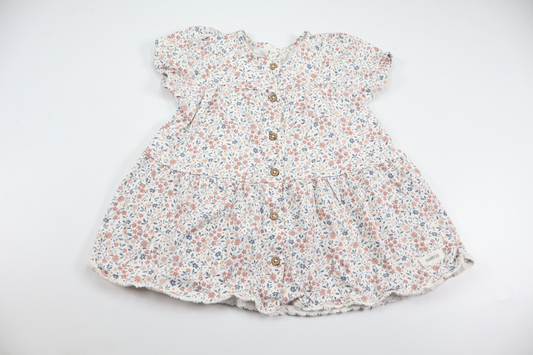 Floral dress from Newbie - Size 80 - White