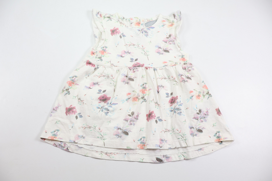 Floral dress from Pytteliten - Size 80 - White