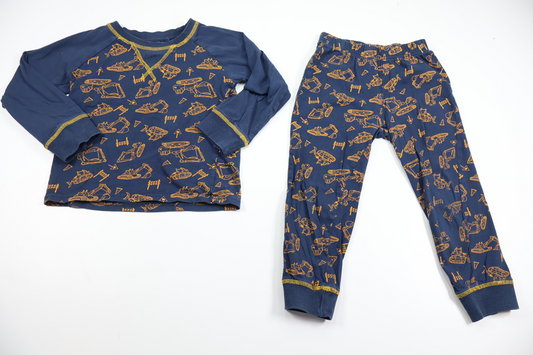 Two-piece pajamas from Monster Trucks - Size 98/104 - Navy blue