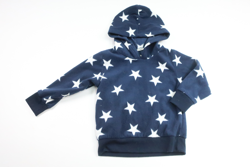 Fleece hoodie from H&M - Size 92 - Navy blue