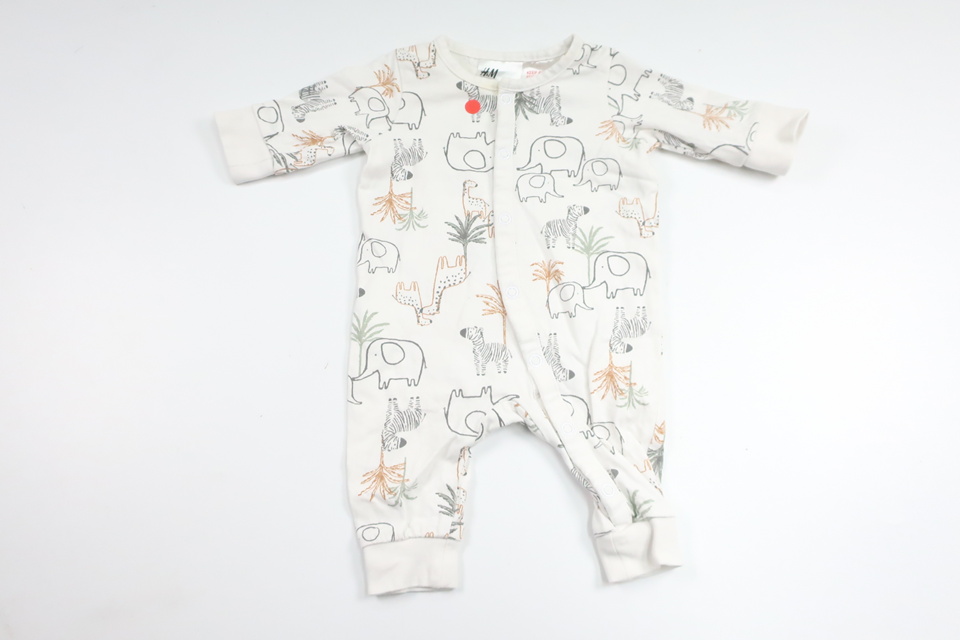 Tierpyjamas von H&MM - Größe 50 - Weiß