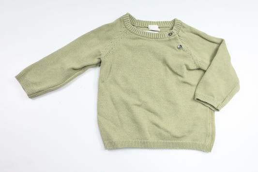 Knitted sweater from H&M - Size 68 - Green