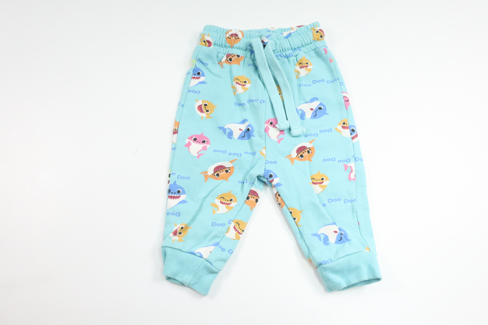 Pants with Baby Shark from Cubus - Size 62 - Blue