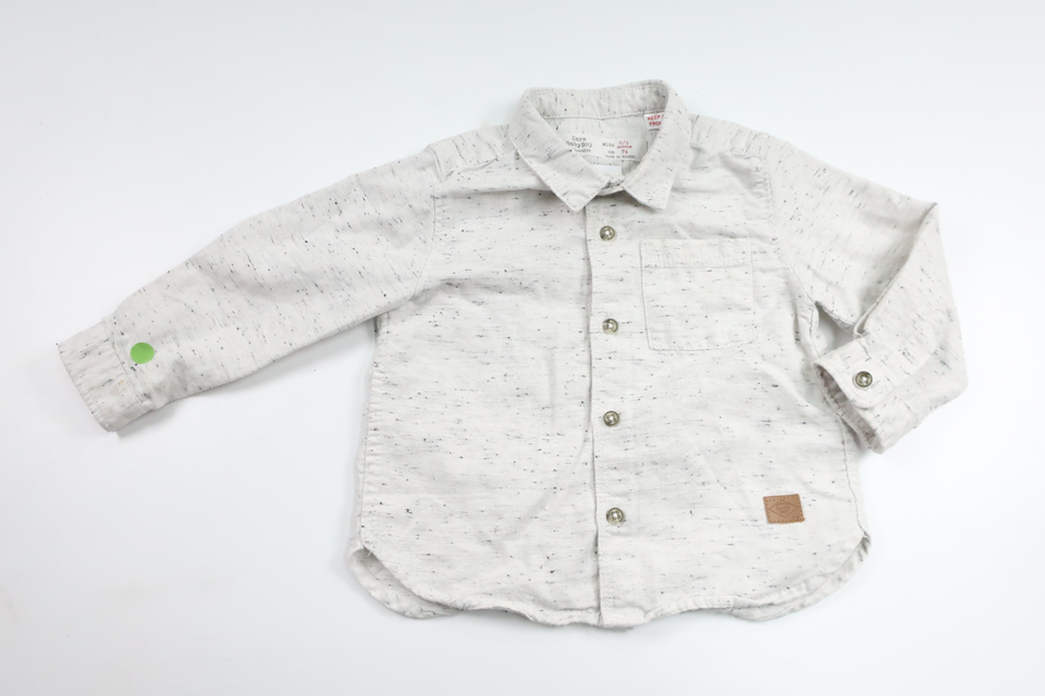 Hemd von Zara – Größe 74 – Grau