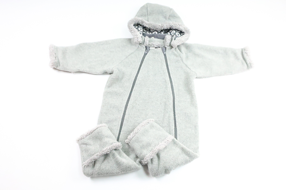 Fleece overalls from H&M - Size 68 - Grey