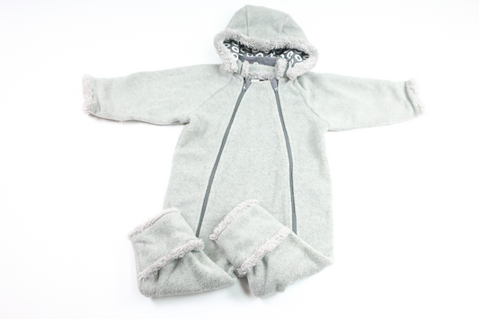 Fleece overalls from H&M - Size 68 - Grey