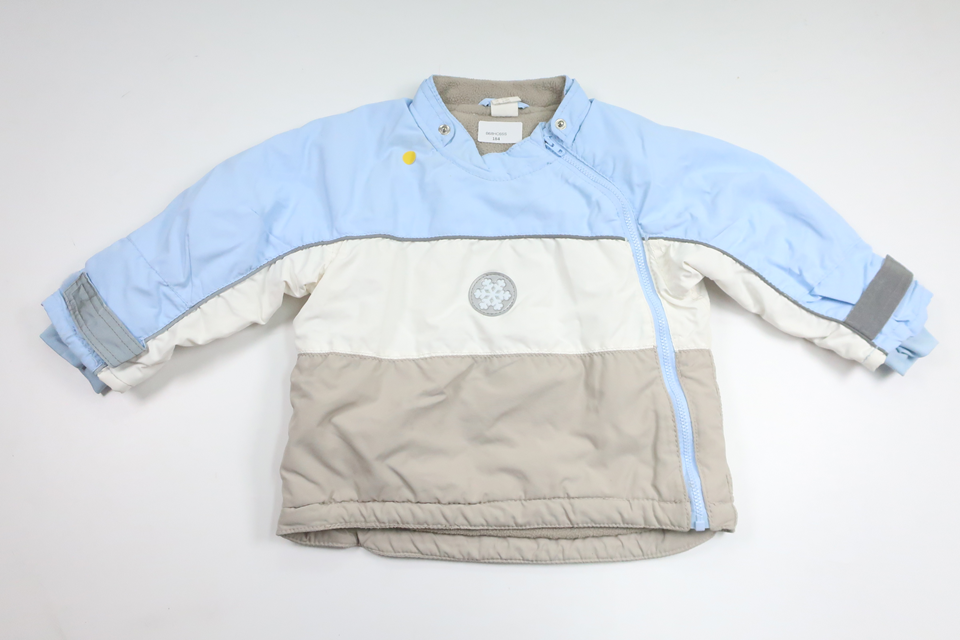 Fleecegefütterte Jacke von H&MM - Größe 80 - Blau