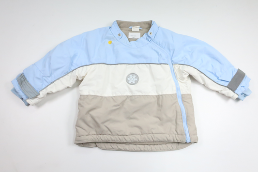 Fleecegefütterte Jacke von H&MM - Größe 80 - Blau