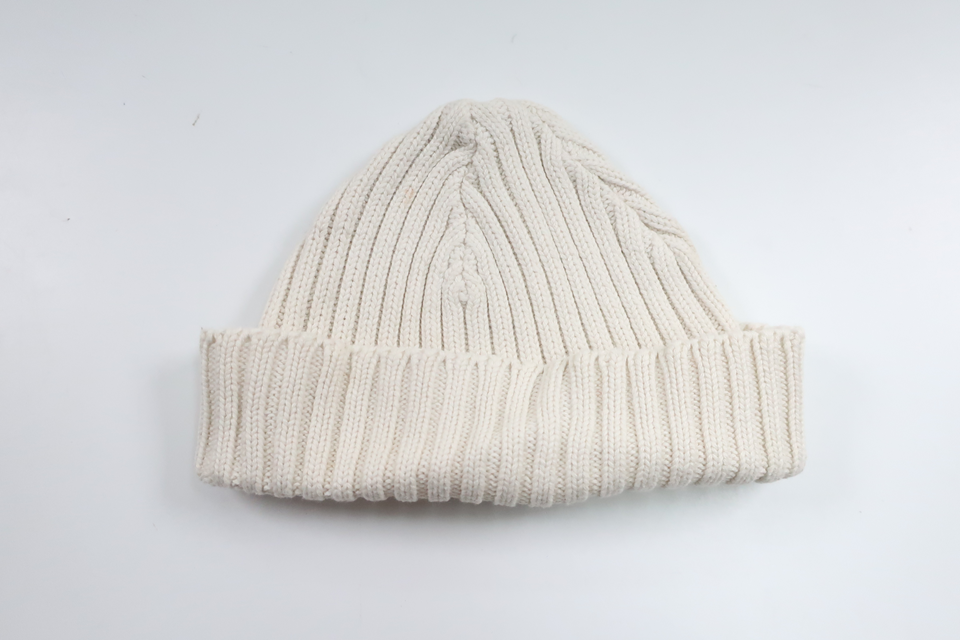 Gerippte Mütze von Ebbe – Größe 56/62 – Beige