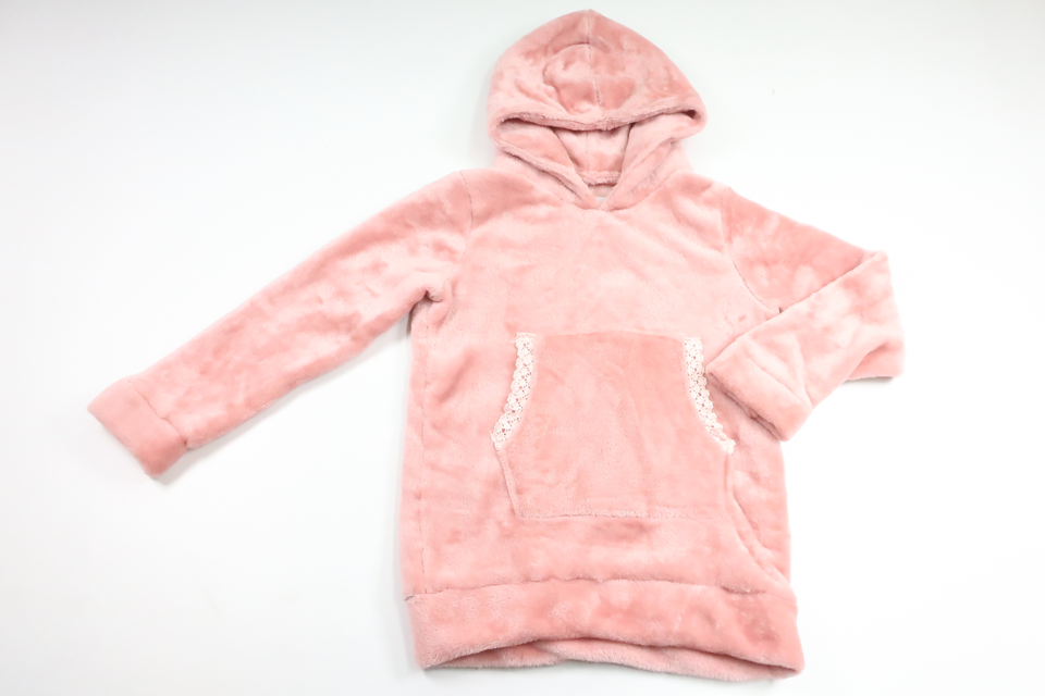 Fleece hoodie from Unknown - Size 110/116 - Pink
