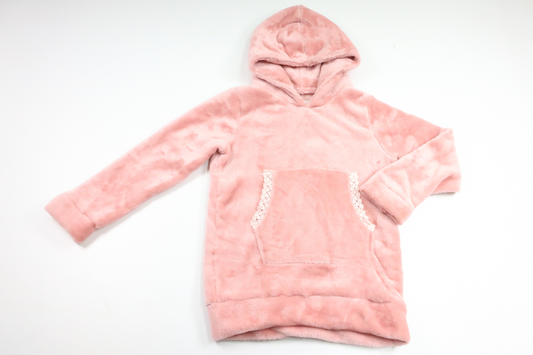 Fleece hoodie from Unknown - Size 110/116 - Pink