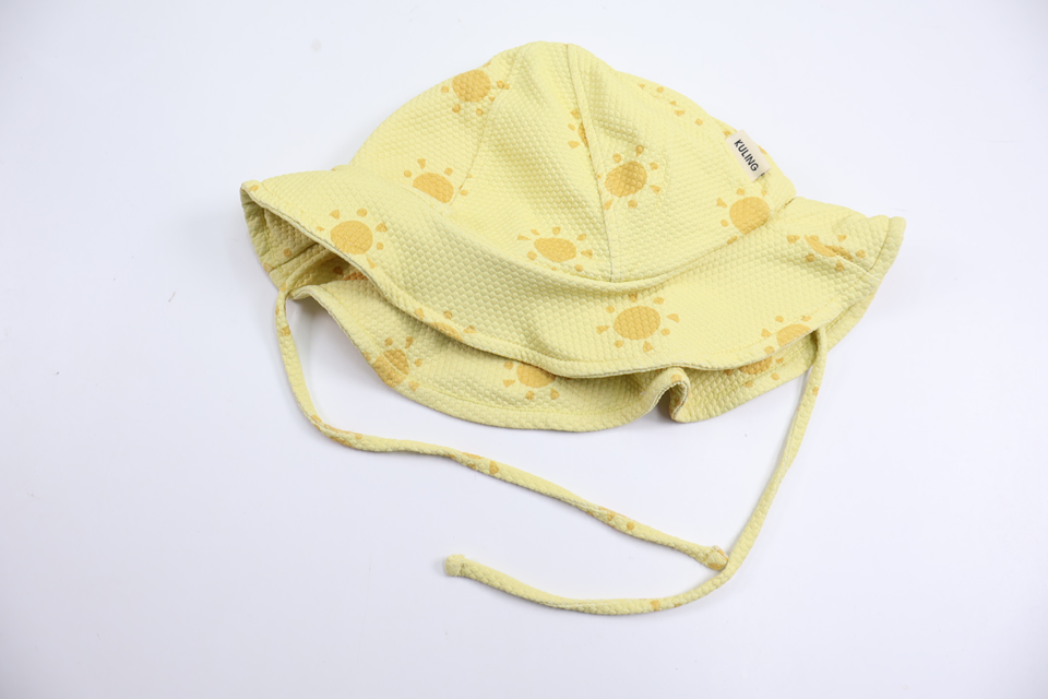 Swimming hat/UV hat from Kuling - Size 48/50 - Yellow