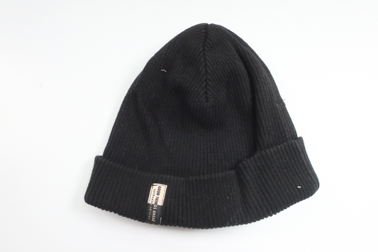 Gerippte Strickmütze von Zara – Größe 68/74 – Schwarz