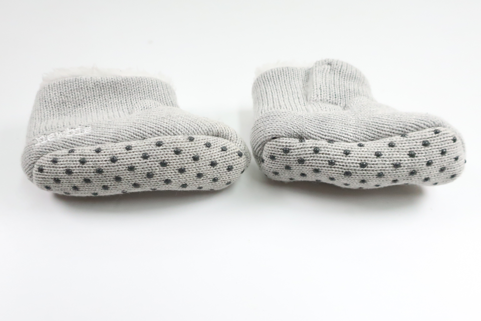 Fleecegefütterte Babyschuhe von Newbie – Größe 19/20 – Grau