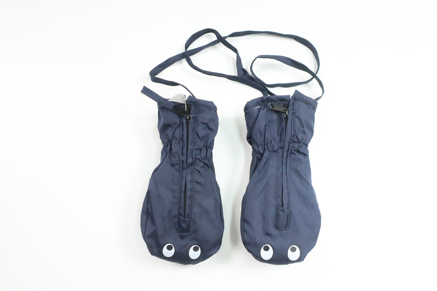 Fleece-lined mittens from Unknown - Size 74/80 - Navy blue