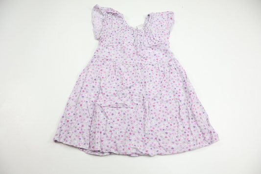 Floral dress from Lindex - Size 116 - Purple