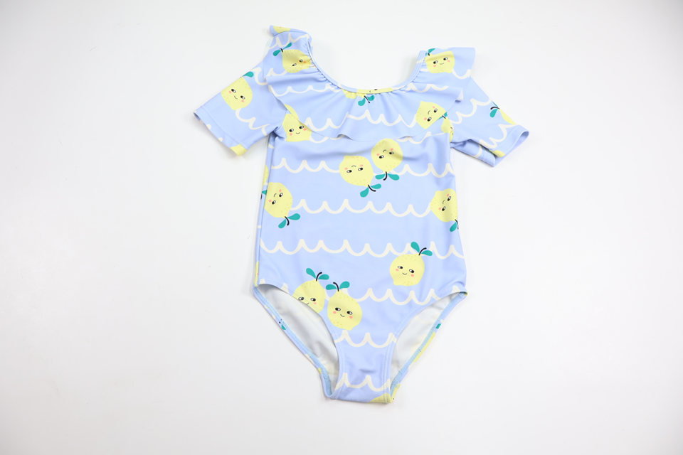 Swimsuit with lemons from Minories - Size 98/104 - Blue