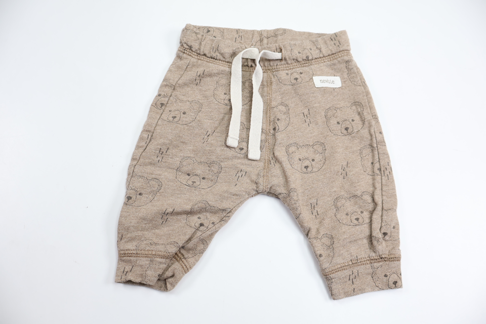 Trousers with bears from Newbie - Size 56 - Beige