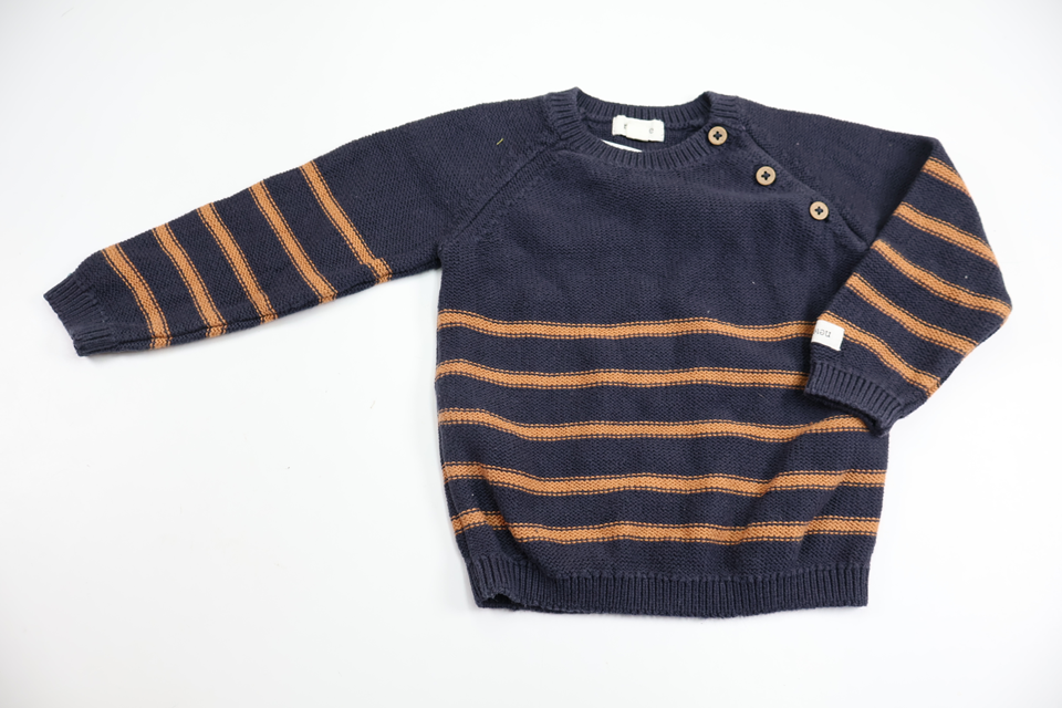Knitted jumper from Newbie - Size 74 - Navy