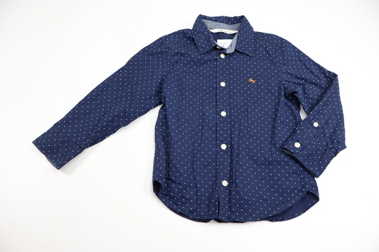 Polka dot shirt from H&M - Size 98 - Navy blue