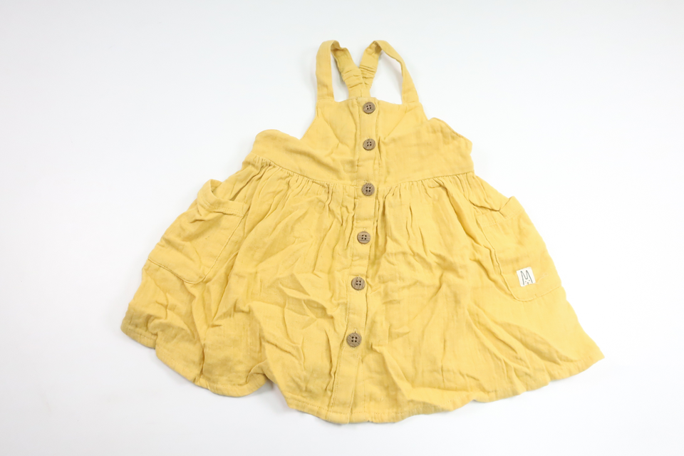 Suspender dress from Lindex - Size 80 - Yellow