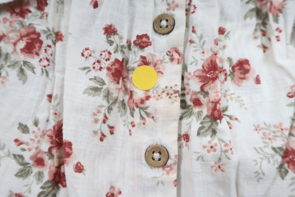 Geblümte Tunika von Newbie – Größe 80 – Weiß