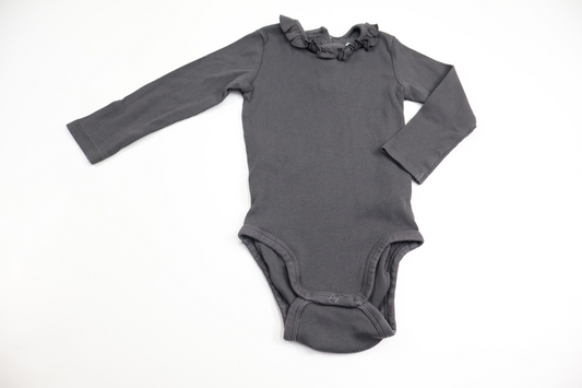 Ribbed bodysuit from H&M - Size 80 - Grey