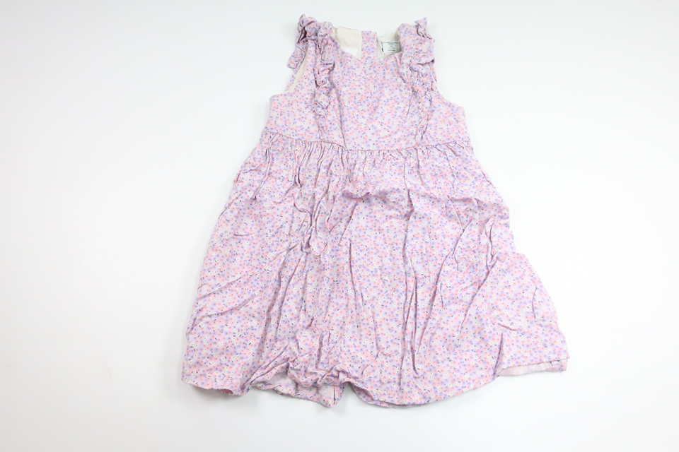 Floral dress from Polarn o. Pyret - Size 98 - Purple