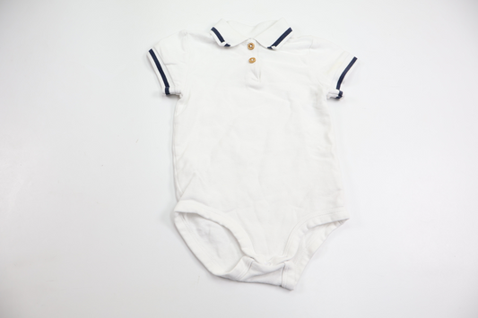 Piqué Bodysuit from Petite Mini - Size 74 - White