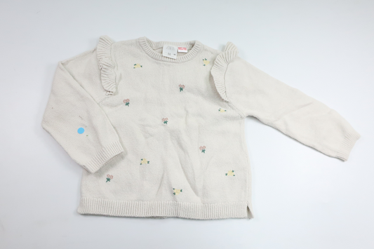 Knitted sweater from Zara - Size 98 - White