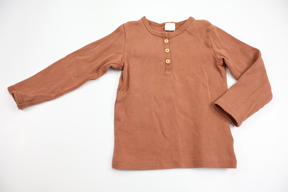 Ribbed sweater from H&M - Size 86 - Brown
