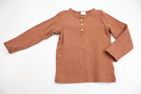 Ribbed sweater from H&M - Size 86 - Brown