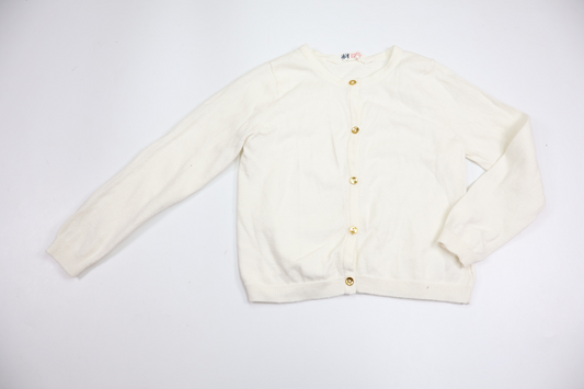 Knitted cardigan from H&M - Size 98/104 - White