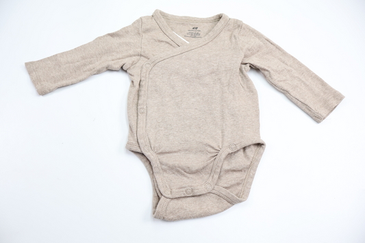 Wrap bodysuit from H&M - Size 62 - Beige