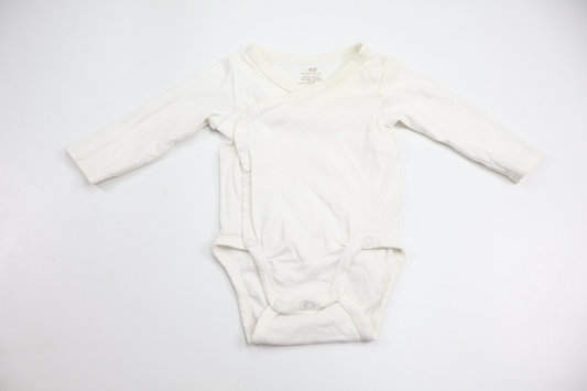 Wrap bodysuit from H&M - Size 62 - Off-white