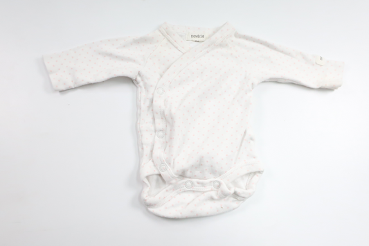 Wickelbody von Newbie – Größe 50 – Weiß