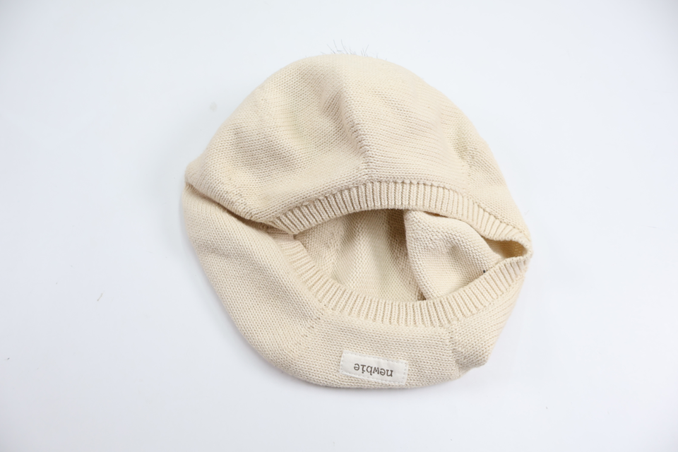 Bobble hat from Newbie - Size 48/50 - Off-white