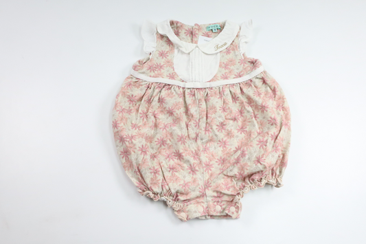 Geblümter Body/Jumpsuit von Tocca – Größe 68 – Rosa