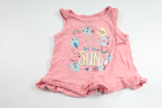 Tanktop von George – Größe 74/80 – Rosa