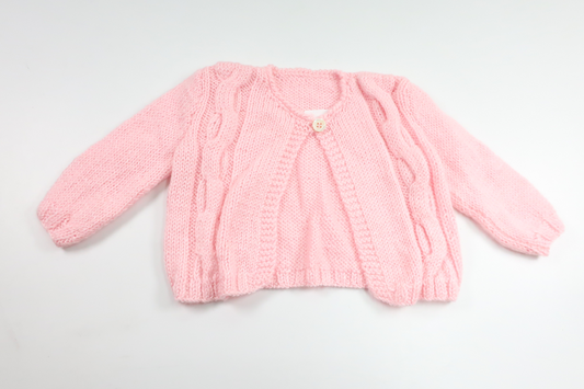 Strickjacke von Hemstickat – Größe 68/74 – Rosa