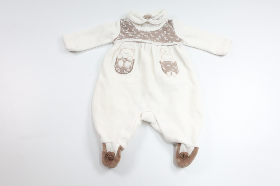Fleece jumpsuit from Prenatal - Size 50 - Off-white
