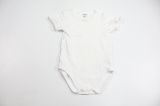 Body från Basic U - Storlek 74 - Vit