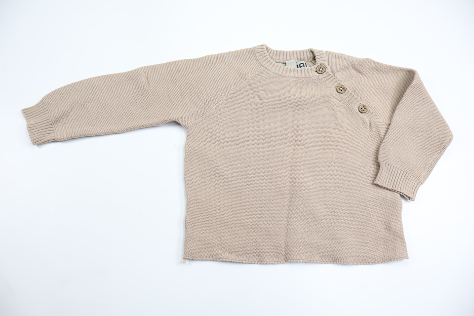 Stickad tröja från Wai Wai - Storlek 74 - Beige